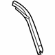 GM 84078104 Rear Weatherstrip Retainer, Top Driver Side