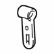 GM 15633478 Mirror Clamp, Rear, Steel