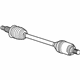 GM 84173839 Axle Assembly, Rear Driver Side