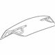 GM 22785104 Trunk Lid, Rear
