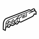GM 84195123 Track Cover, Black, Rear Passenger Side