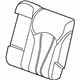 GM 23372513 Seat Back Cover, Black, Rear
