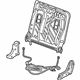 GM 84155926 Seat Back Frame, Rear