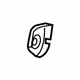 GM 23267130 Armrest Bracket, Rear