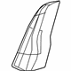 GM 26210903 Bolster Cover, Rear