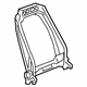 GM 13513167 Seat Back Frame, Front