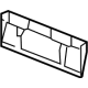 GM 84505563 Rail, Black, Front