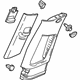 GM 42422847 Upper Center Pillar Trim, Gray, Inner Driver Side