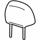 GM 23384963 Headrest, Black, Front