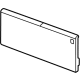 GM 42825711 Compartment Door, Jet Black, Driver Side