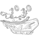 GM 87818226 Headlamp Assembly, Front Driver Side