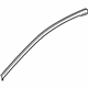 GM 42438246 Front Molding, Upper Driver Side
