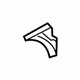 GM 42541043 Corner Molding, Front Driver Side