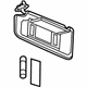 GM 26683479 Sunvisor, Titanium, Driver Side