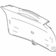 GM 84677044 Lower Trim Panel, Jet Black