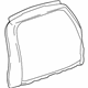 GM 15051834 Opening Frame, Rear