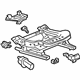 GM 13525387 Cushion Frame, Front