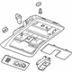 GM 20793387 Overhead Console