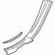GM 84135775 Lock Pillar Trim, Black, Driver Side
