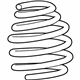 GM 42593052 Coil Spring, Front