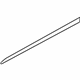 GM 24461106 Body Side Molding, Front Center Driver Side