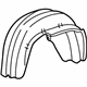 GM 10444743 Wheelhouse Liner, Rear Passenger Side