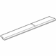 GM 84484044 Front Trim, Black, Rear