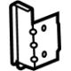 GM 23403594 Rear Bracket, Driver Side