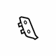 GM 25801335 Upper Panel Baffle, Rear Inner
