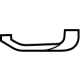 GM 84517528 Air Duct Trim, Driver Side