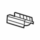 GM 22880216 Track Cover, Brownstone, Front Driver Side