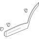 GM 42810357 Lower Molding, Rear Driver Side
