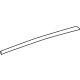 GM 42485264 Reveal Molding, Rear Upper Driver Side