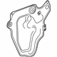 GM 85608035 Water Deflector, Inner Driver Side