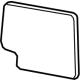 GM 84301408 Mirror Glass, Rear Driver Side