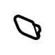 GM 84449166 Hole Cover, Black, Rear