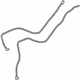 GM 84161282 Washer Hose, Rear