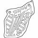 GM 84374102 Water Deflector, Front Driver Side