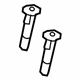 GM 84043251 Headrest Guide, Gray, Rear
