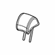 GM 26689140 Headrest, Black, Rear