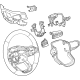 GM 87840621 Steering Wheel, Jet Black
