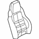 GM 19124931 Seat Back Cover, Black, Front