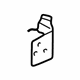 GM 15814264 Upper Hinge, Rear Driver Side