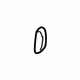GM 92292718 Seat Switch Knob
