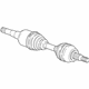 GM 84750308 Axle Assembly, Front Driver Side