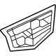 GM 84552886 Emblem, Front Passenger Side