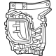 GM 84973680 Trim Bezel, Black, Front Driver Side