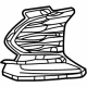 GM 84858999 Outer Grille, Driver Side