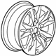GM 42798395 Wheel, Alloy, Rear