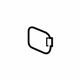 GM 84113784 Lower Trim Panel Hole Cover, Jet Black